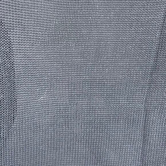 Madewell Linen Drop Shoulder Sweater in Blue Jay Size Medium NWT Coastal Drapey - Picture 5 of 11